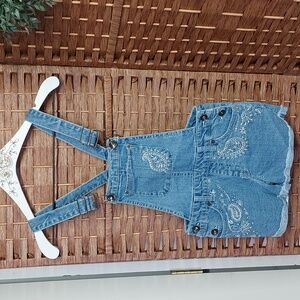 Lucky Brand Girls Shortalls Size 7